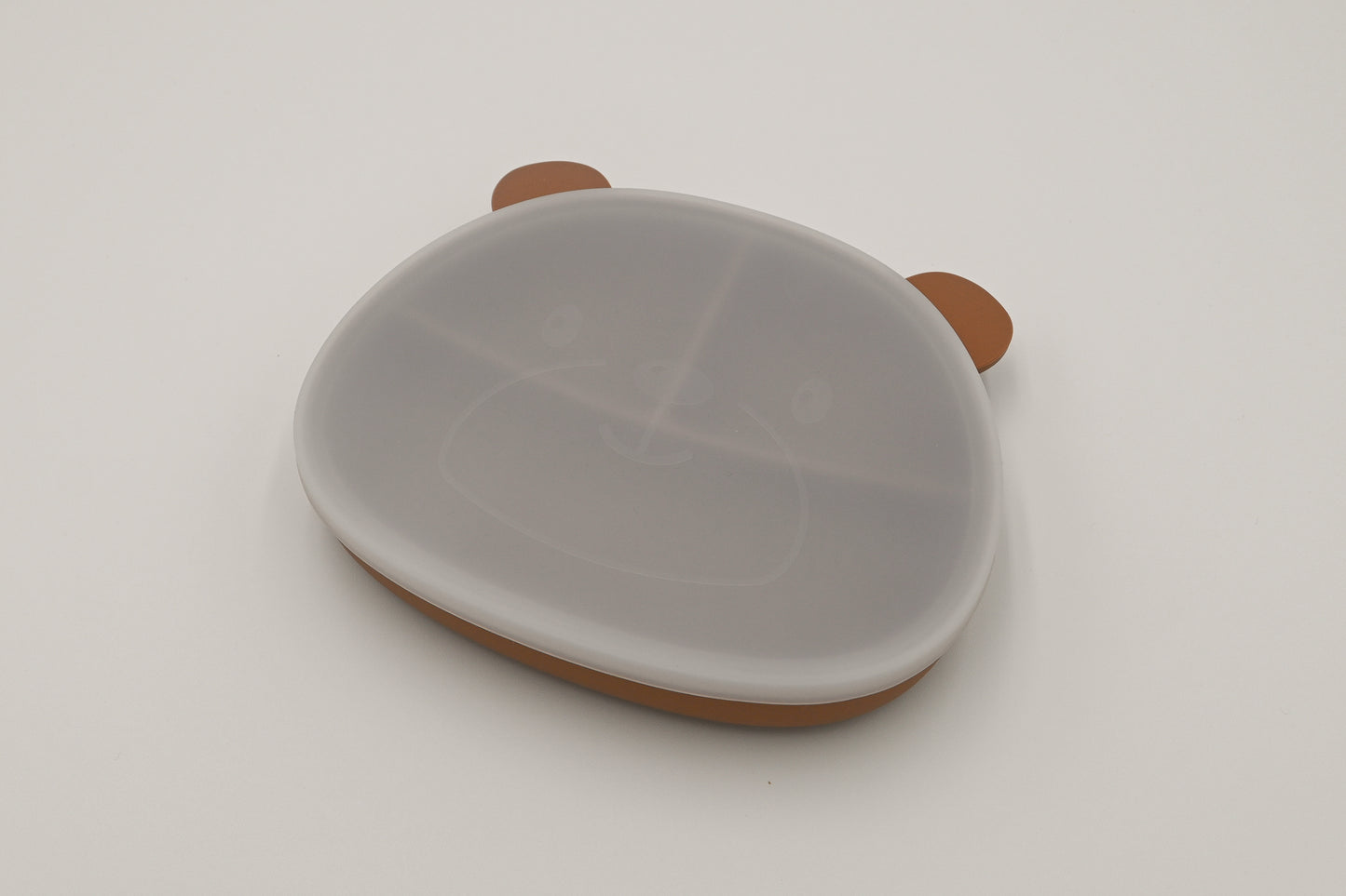 Bear Silicon Suction Plate + Lid [2 Colors]