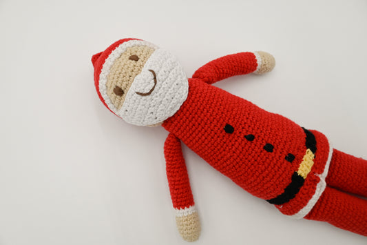 Plush Crochet Santa