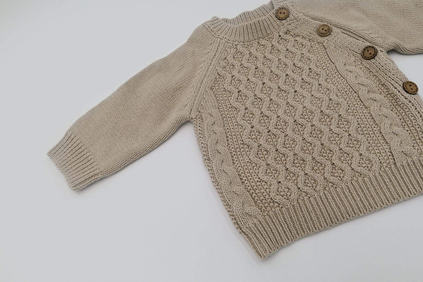 Sasha Cotton Knit Set - Taupe