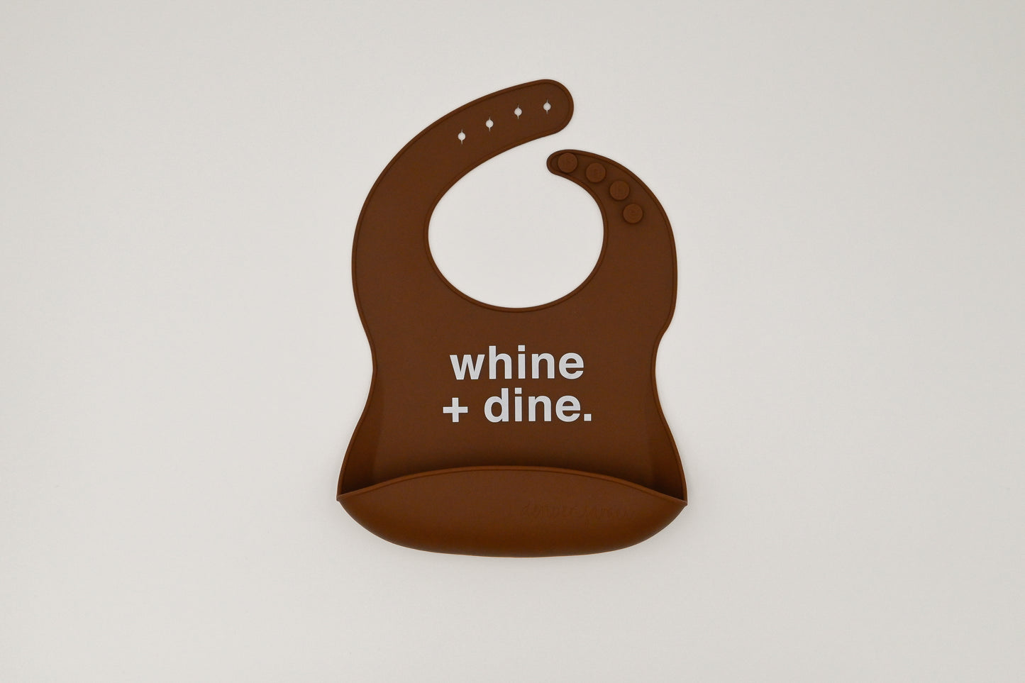 Silicone Bib - Whine + Dine