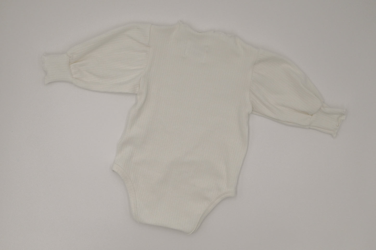 Ribbed Baby Bodysuit - Ecru