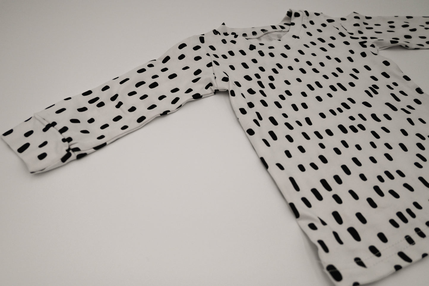 Two-Piece Polka Dot Pajama Set