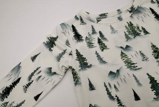 Two-Piece Pajama Set - Forest